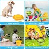 Collapsible Beach Toys Set for Kids, 2.5L Silicone Bucket with Sand Molds, Shovel & Rake - 3 of 4