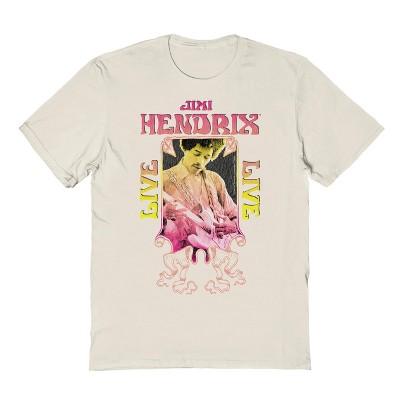 Jimi Hendrix Men's Jimi Gradient Short Sleeve Graphic Cotton T-shirt