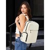 CLUCI Lightweight Travel Backpack Carry on Flight Approved, Puffy Gym Backpack with Shoe Compartment, Personal Item Travel Bag - 2 of 3