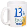 Doctor Who Mug, 11 oz - 13 Is My Lucky Number - 13th Dr. & TARDIS Design - Officially Licensed - Gift for Teens, Adults, Father's Day - Ceramic - 2 of 4