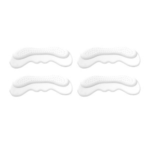 Unique Bargains Concealed Shoes Heel Pads One Size Transparent 2 Pair - 1 of 4