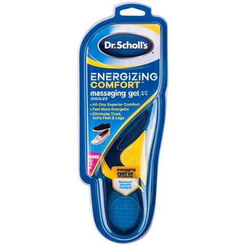 passagier Mitt briefpapier Dr. Scholl's Comfort & Energy Massaging Gel Advanced Insoles For Women -  Size (6-10) : Target