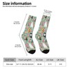 Cats Vintage Florals Women Printed Crew Socks Funny Funky Socks Soft Polyester Novelty Gifts for Artists Men - 2 of 4