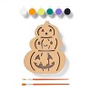 Halloween Craft Lit Paperboard Pumpkins Painting Kit - Mondo Llama™ - 3 of 4
