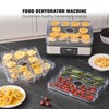 VEVOR Food Dehydrator Machine, 5-Tray Fruit Dehydrator, 300W Electric Food Dryer w/ Digital Adjustable Timer & Temperature, Black - 3 of 4