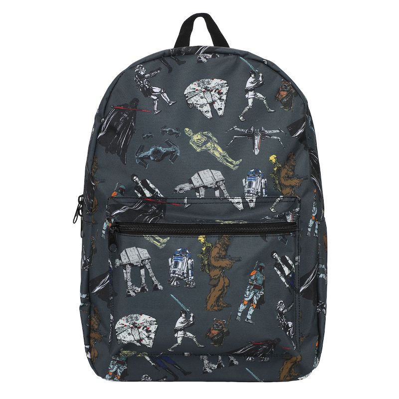 Star Wars Multi Character AOP Adult 17" Laptop Backpack, 1 of 8