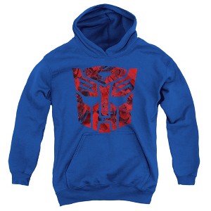 Boys’ Transformers Tonal Autobot Hooded Sweatshirt - 1 of 4