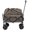 Kumasinova Wagons Carts Foldable,Beach Wagon with 3PCS Plastic Liner Bag,Heavy Duty Utility Wagon Cart for Camping,Shopping,Sports,Garden,225lbs - 2 of 4