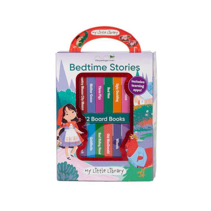 My Little Library: Bedtime Stories (12 Board Books) - by  Little Grasshopper Books & Publications International Ltd (Hardcover), 1 of 2