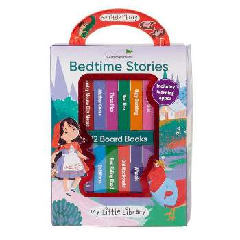 My Little Library: Bedtime Stories (12 Board Books) - by  Little Grasshopper Books & Publications International Ltd (Hardcover)