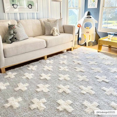 Hauteloom Satu Blue Area Rug