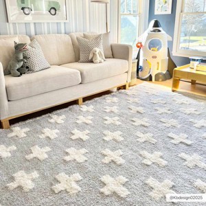 Hauteloom Satu Blue Area Rug - 1 of 4