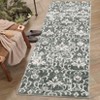 Washable Floral Print Living Room Rugs, Retro Accent Oriental Bedroom Carpet, Soft Non Slip Dining Room Rugs - 2 of 4