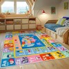 Kids Educational Area Rugs for ABC Alphabet, Numbers, Map, Soft Non-Slip Washable Classroom Rug Toddler Kids Room Decor - 4 of 4
