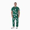 PATPAT Matching Christmas Xmas Pajamas for Family Sets Gingerbread Print Short Sleeve 2pcs Green Sleepwear - 2 of 4