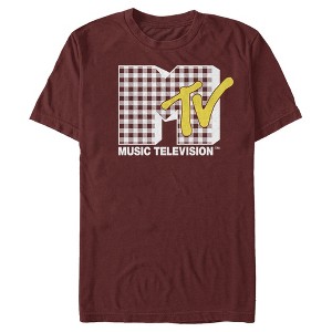Men's MTV Picnic Print Logo T-Shirt - 1 of 4