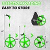 SILVEL 12 Inch Measuring Wheel, MAX9999FT Measuring Wheel in Feet and Inches, One key to Zero Rolling Tape Measuring Wheels, Green - 2 of 4