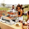 Winado 11 Rollers 1,650W 110V 30 Hot Dog Roller Grill with Cover - 3 of 4