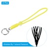 Unique Bargains Braided Wrist Polyester Keychain Wallets Badges Lanyard with Hook 2 Pcs - 3 of 4