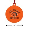 East Central University Tigers Logo Aluminum Holiday Christmas Tree Ornament - 3 of 4