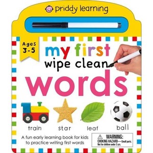 My First Wipe Clean: Words - by Roger Priddy (Board Book) - 1 of 1