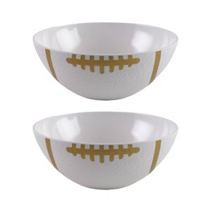 Cook With Color 2pc Football Bowls - 1 of 4