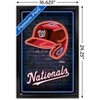 Trends International MLB Washington Nationals - Neon Helmet 23 Framed Wall Poster Prints - 3 of 4