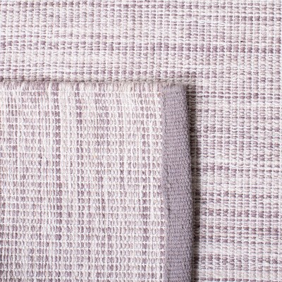 Coastal Breeze Silver Cotton 8' x 10' Handwoven Area Rug