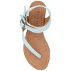 Journee Collection Womens Kyle Ankle Wrap Low Block Heel Sandals - 4 of 4