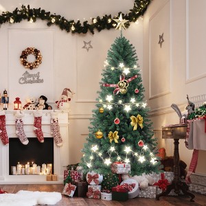 Hyleory 6ft-7.5ft Decorative Artificial Christmas Tree - 1 of 4