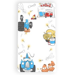 JumpOff Jo - 100% Cotton Fitted Crib Sheet, Super Soft, for Standard Crib Mattresses and Toddler Beds - 1 of 4