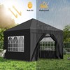 SKONYON 10' x10' Canopy Tent Instant Pop-Up Canopy Folding Tent Sun Shelter UV50+ - 2 of 4