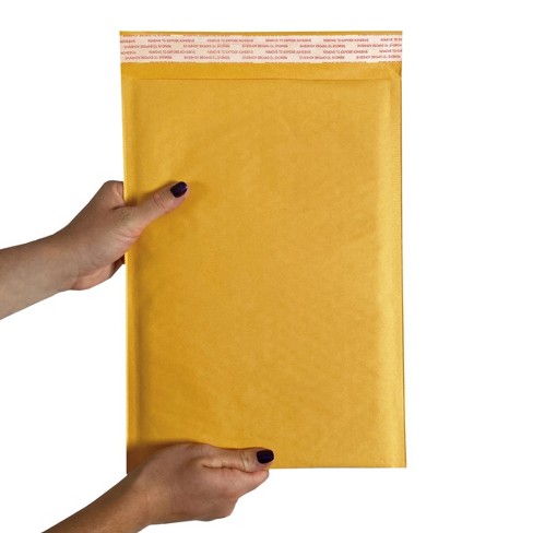 UOFFICE 25 Kraft Bubble Mailers 8.5x14.5" - #3 Self-Seal Padded Envelopes - image 1 of 4