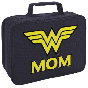 Wonder Woman Wonder Mom Logo Insulated Soft Sided Lunch Box - 1 of 4