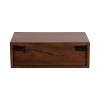 Kate & Laurel All Things Decor 18"x12"x6" McCutcheon Wood Storage Shelf Walnut Brown - 4 of 4