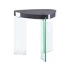 Noland 22" Accent Tables: High Gloss, Tempered Glass, Triangular - Acme Furniture - 3 of 4