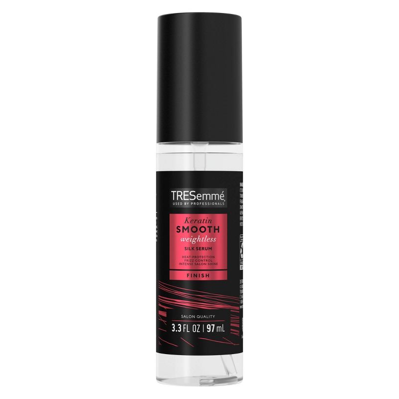 Tresemme Weightless Silk Serum for Intense Salon-Level Shine Keratin Smooth with Heat Protection and Frizz Control - 3.3oz, 3 of 9