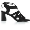 Women's Wide Fit Strap Lacey Heel - black | CITY CHIC - image 2 of 4