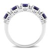 EVERLY JEWELRY | Multiple-color option in Silver Eternity Ring with Multiple color gemstone Options. - 4 of 4