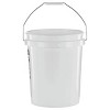 Gallon Round Utility Bucket, Comfort Handle, Plastic, White - 2 of 4