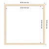 Amanti Art Woodgrain Stripe Blonde Framed Magnetic Dry Erase Board - 4 of 4