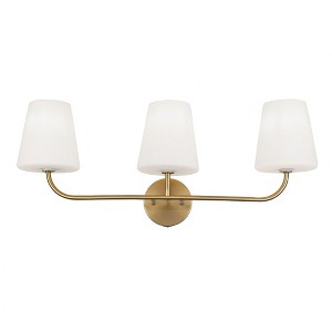 Dainolite Eleanor 3 - Light Vanity in  Aged Brass - 1 of 1