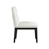 Meridian Furniture,Adrian Vegan Leather Dining Side Chair, Set of 2 - 3 of 4