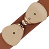 INSPIRE CHIC Women's Bow Buckle Elastic Waist Seal Belts - 3 of 4