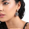 SOHI Women's Antique Silver Party Drop Earrings - 4 of 4