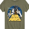 Boys' - Star Wars - Luke Skywalker and Friends Retro Short Sleeve Graphic T-Shirt - 2 of 4