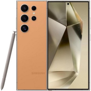 SAMSUNG Galaxy S24 Ultra Cell Phone, 512GB AI Smartphone, Unlocked Android, 50MP Zoom Camera, Long Battery Life, S Pen, US Version, Titanium Orange - 1 of 4