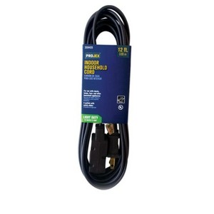 Projex Indoor 12 ft. L Brown Extension Cord 16/2 SPT-2 - 1 of 1