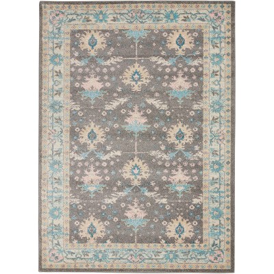 Nourison Tranquil Traditional Persian Bordered Indoor Area Rug