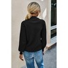 Women's Mockneck Long Sleeve Sweater - Supreme Fashion - 3 of 3